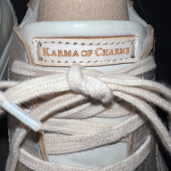 Karma of Charme Sundance Naïf Hand Painted Leather Sneakers - Sz 38 (8.0-8.5) - Picture 12 of 16